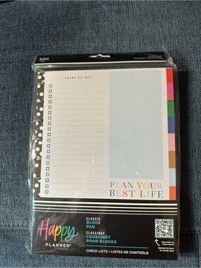 Happy Planner Classic Block Paper Pad
BOLD AND BRIGHT - 100 SHEETS